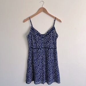 Francesca’s Miami Floral Tank V-Neck Mini Dress